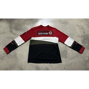 Vintage 2000 Ralph Lauren Polo Sport Logo Long Sleeve Shirt Men's Sz Large